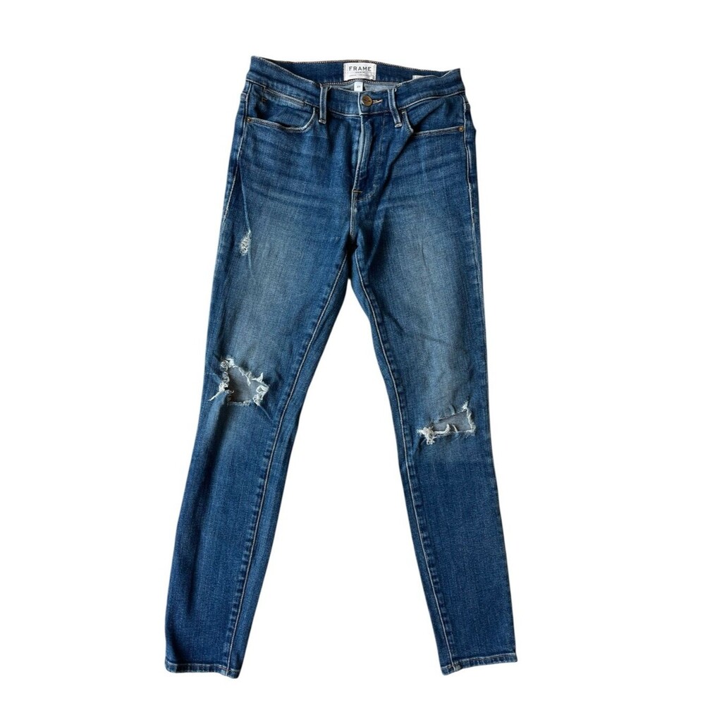 Frame Le High Skinny Jeans Womens 27